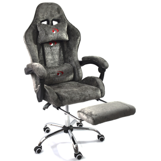 Вибромассажное кресло Calviano Amarone dark grey plush