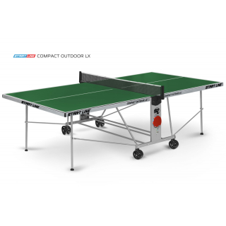 Стол теннисный Compact-2 LX  Всепогодный 6 Зеленый
