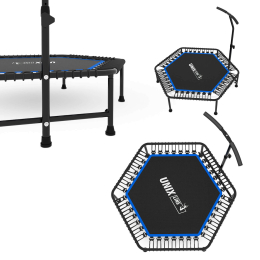 Батут спортивный UNIX Line FITNESS Blue (125 см)