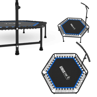 Батут спортивный UNIX Line FITNESS Blue (125 см)