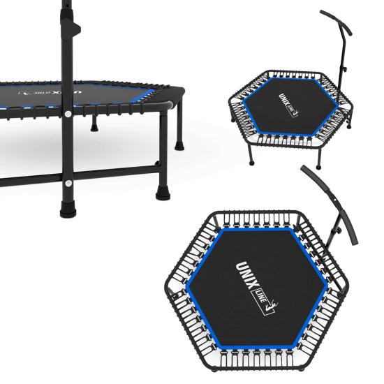 Батут спортивный UNIX Line FITNESS Blue (125 см)