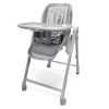 Стул для кормления UNIX Kids Torino светло-серый
