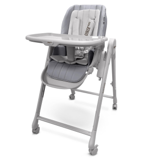 Стул для кормления UNIX Kids Torino светло-серый