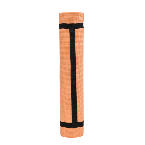 Коврик для фитнеса и йоги YM03-PVCYO-Orange 173 х 61 х 0,6 см