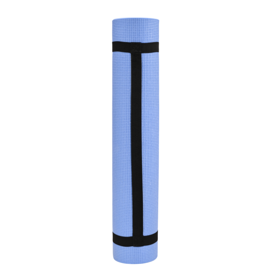 Коврик для фитнеса и йоги YM03-PVCYO-Blue 173 х 61х 0,6 см