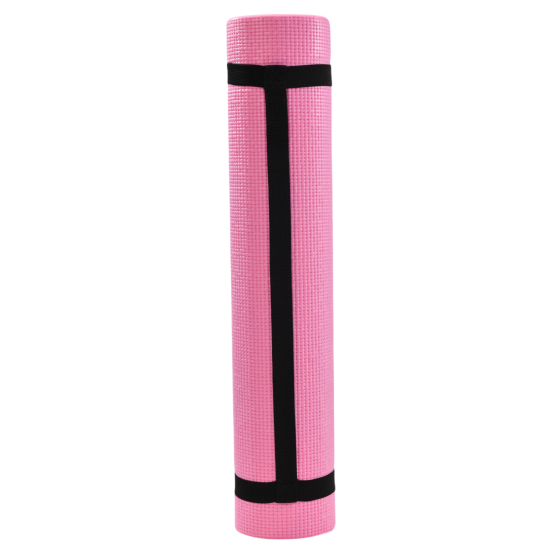 Коврик для фитнеса и йоги YM03-PVCYO-Pink 173 х 61 х 0,6 см