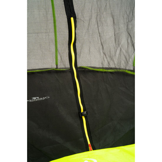 Батут пружинный с защитной сеткой Calviano 252 см - 8ft INSIDE master green