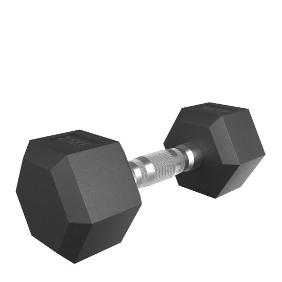 Гантель гексагональная UNIX Fit обрезиненная 7,5 кг, 2 шт.
