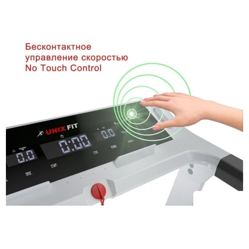Электрическая беговая дорожка Unixfit Hi-tech F2 (arctic ice)