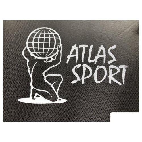 Батут Atlas Sport 312 см - 10ft (с лестницей, внутренняя сетка, сливовый)