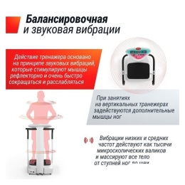 Виброплатформа Unixfit Improve 2 in 1 (серебристый) 10399019