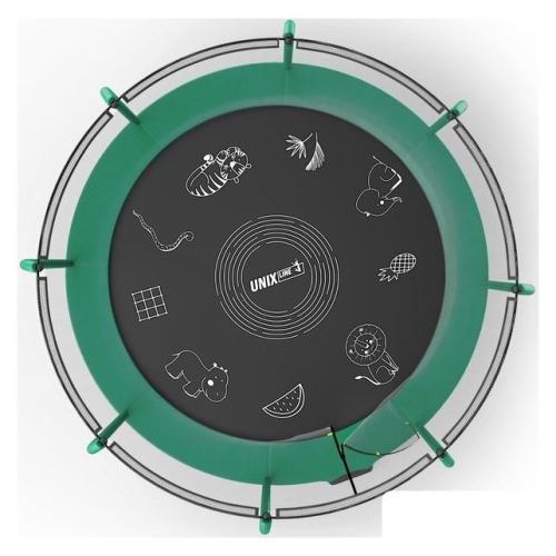 Батут Unix Line Supreme Game 10ft (зеленый)