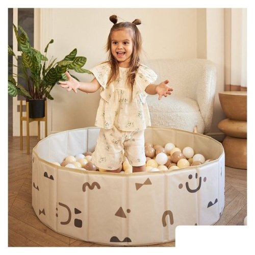 Сухой бассейн UNIX kids Kids Smile 100 см (camel)