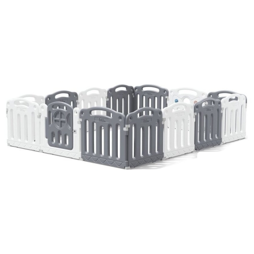 Игровой манеж UNIX kids Classic 200x240 Grey