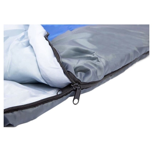 Спальный мешок Acamper Bergen 300г/м2 (правая молния, серый/голубой)