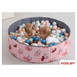 Сухой бассейн Kids Smile 100 см (pink) UNIX kids 9781195