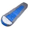 Спальный мешок Acamper Bergen 300г/м2 (правая молния, серый/голубой)