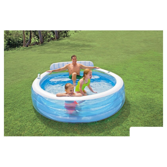 Надувной бассейн Intex Swim Center Family Lounge 224x216x76 (57190)