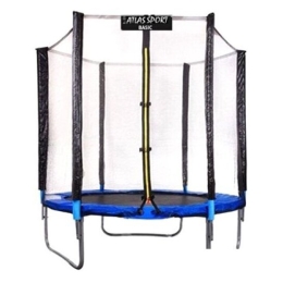 Батут Atlas Sport 183 см - 6ft (внешняя сетка, синий) 6841528