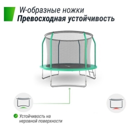 Батут Unix Line Supreme Basic 8 ft (green) 8857392