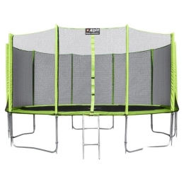 Батут Alpin 4.90 м с защитной сеткой и лестницей 2150388