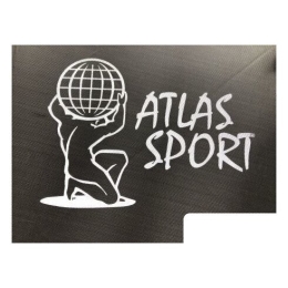 Батут Atlas Sport 435 см - 14ft Basic (с лестницей, внешняя сетка, сливовый) 8834603