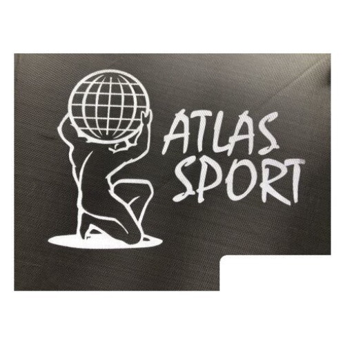 Батут Atlas Sport 435 см - 14ft Basic (с лестницей, внешняя сетка, сливовый)