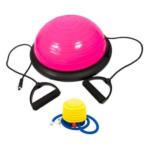 Балансир AMETIST Bosu Ball (розовый)