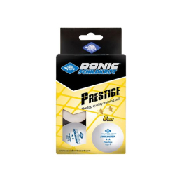 Мячики для н/тенниса DONIC PRESTIGE 2, 40+ 6 штук, белые