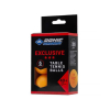 Мячики для н/тенниса DONIC EXCLUSIVE 3* 40+, 6 штук, оранжевый