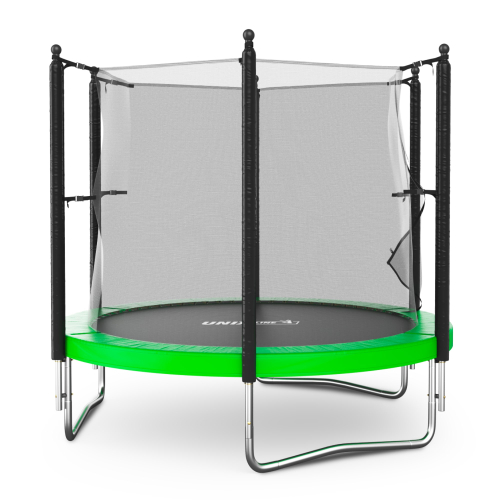 Батут UNIX Line Simple 8 ft (244 см) с внутренней защитной сеткой, зеленый