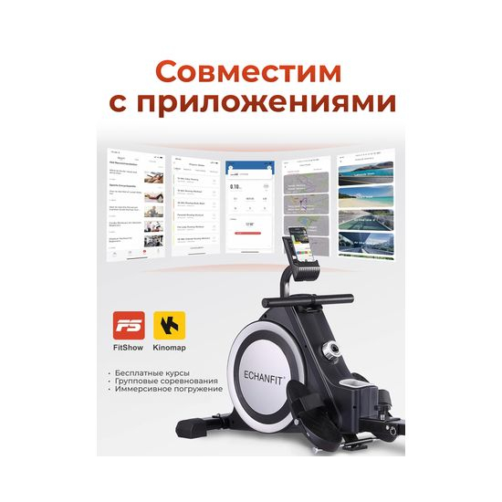 Гребной тренажер DFC ECHANFIT, складной