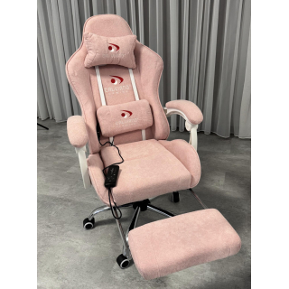 Вибромассажное кресло Calviano AVANTI ULTIMATO pink fabric