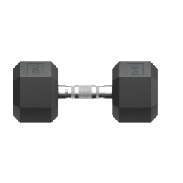 Гантель гексагональная UNIX Fit обрезиненная 15 кг / шт.
