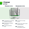Батут UNIX Line Simple 10 ft (305 см) с внешней защитной сеткой, цветной