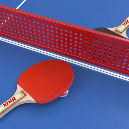 Антивандальный теннисный стол UNIX Line 14 mm SMC (Blue/Red)