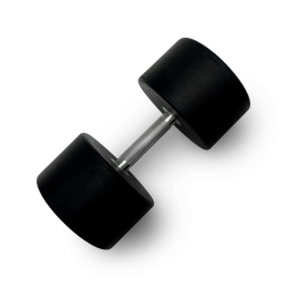 Гантель UNIX Fit PRO круглая обрезиненная 45 кг / шт.