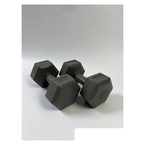 Гантельный ряд AMETIST Fitnes Composit 12 кг с подставкой (2x1кг, 2x2кг, 2x3кг)