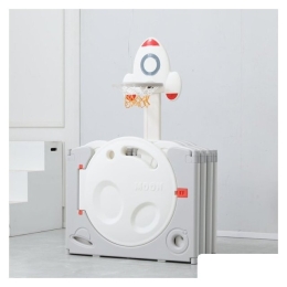 Игровой манеж UNIX kids SUPREME Space 200x240 Grey 9782454