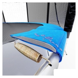 Батут Atlas Sport 312 см - 10ft Basic (с лестницей, внешняя сетка, синий) 2025947