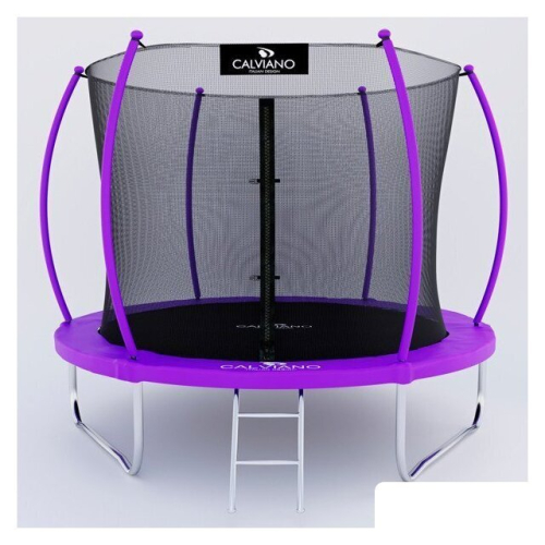 Батут Calviano Inside Master Purple 252 см - 8ft (внутренняя сетка, с лестницей)