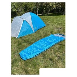 Спальный мешок Calviano Acamper Bergen 300г/м2 (бирюзовый) 8794439