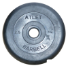 Диск MB Barbell Атлет 26 мм (1x2.5 кг)
