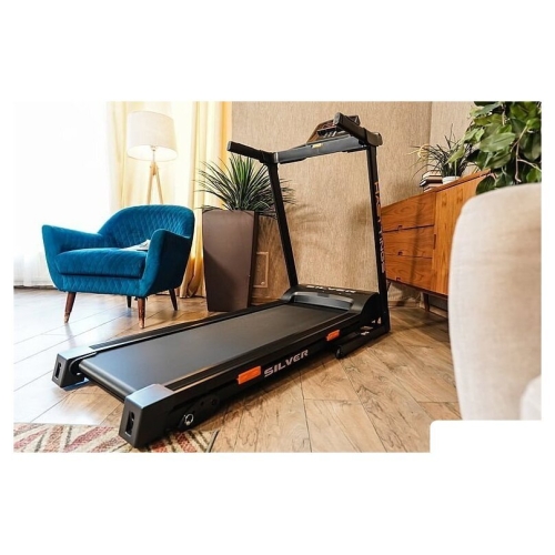 Электрическая беговая дорожка Hasttings Silver New