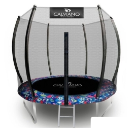 Батут Calviano Outside Master Smile 312 см - 10ft (внешняя сетка, с лестницей) 9636478