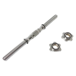 Гриф гантельный  Ametist 25x400мм 1.65 кг (полнотелый) хромированный 2042154597621 10967829