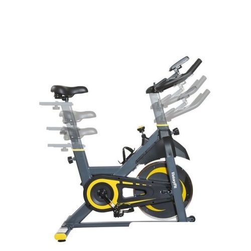 Велотренажер VictoryFit VF-S200 (серый/желтый)