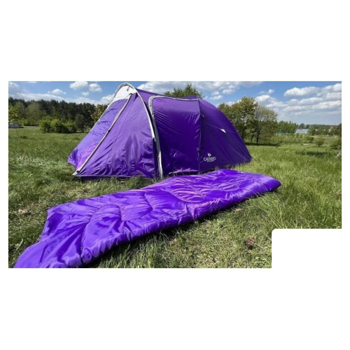 Спальный мешок Calviano Acamper Bergen 300г/м2 (фиолетовый)