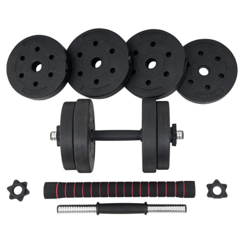 Набор гантелей с соединительным грифом  TREX Sport композитные 2x7.5 кг с соединительным грифом