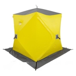 Палатка для зимней рыбалки Helios Куб Premium HS-WSCI-P-180YG (зимняя, утепленная) 9316380